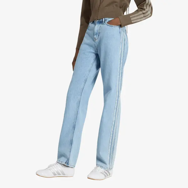 adidas Originals Hlače adidas Firebird Mid Rise Straight Denim Pant Light Denim 26/30