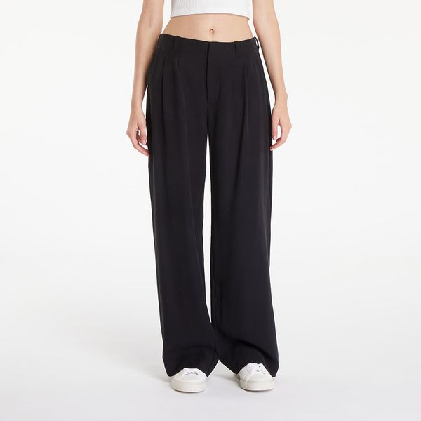 Calvin Klein Hlače Calvin Klein Jeans Viscose Relaxed Chino Pants Black XS