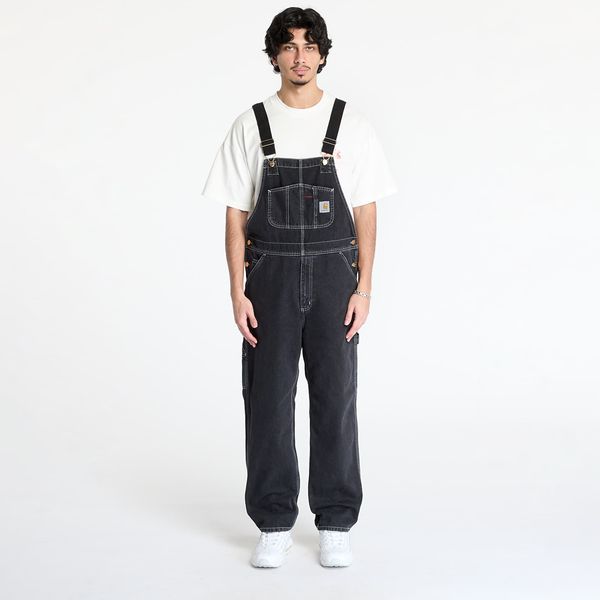 Carhartt WIP Hlače Carhartt WIP Bib Overall UNISEX Black Stone Washed 29