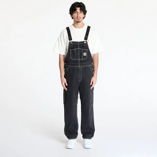 Carhartt WIP Hlače Carhartt WIP Bib Overall UNISEX Black Stone Washed 33