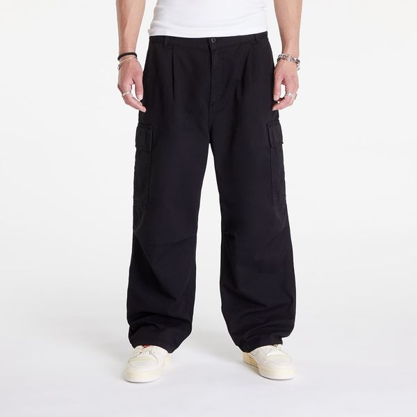 Carhartt WIP Hlače Carhartt WIP Cole Cargo Pant Black Garment Dyed 34