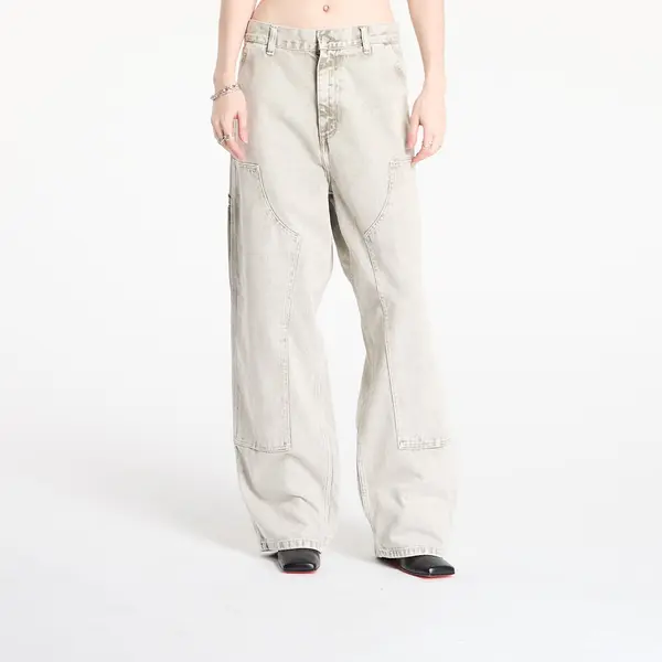 Carhartt WIP Hlače Carhartt WIP W' Brandon Double Knee Pant Opuntia Chalk Wash L