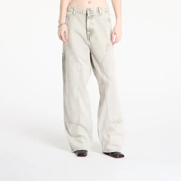 Carhartt WIP Hlače Carhartt WIP W' Brandon Double Knee Pant Opuntia Chalk Wash M