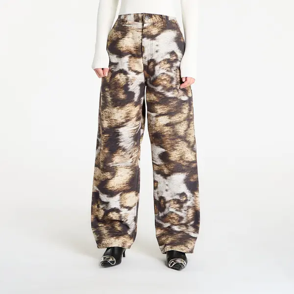 Carhartt WIP Hlače Carhartt WIP W' Brandon Single Knee Pant Wild Dog Print Stone Washed S