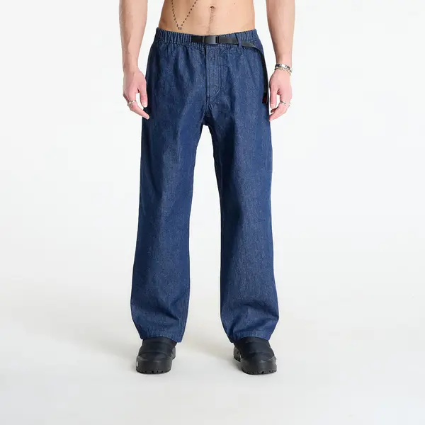 Gramicci Hlače Gramicci Denim Gramicci Pant Straight Fit Rinsed Indigo S