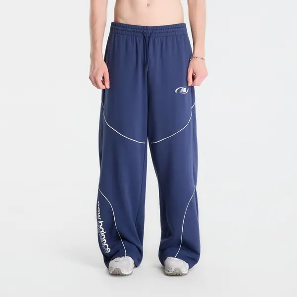 New Balance Hlače New Balance Trackside French Terry Pant Nb Navy L