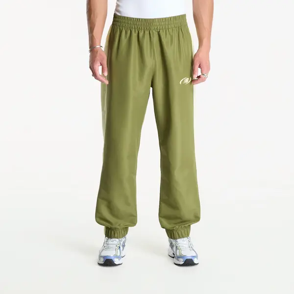 New Balance Hlače New Balance Trackside Woven Pant Sport Green/ Fennel Seed M