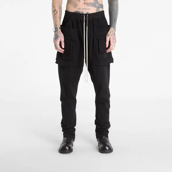 Rick Owens DRKSHDW Hlače Rick Owens DRKSHDW Creatch Cargo Drawstring Pants Black M