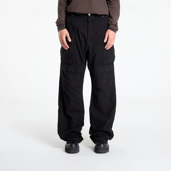 Rick Owens DRKSHDW Hlače Rick Owens DRKSHDW Stefan Cargo Black 33