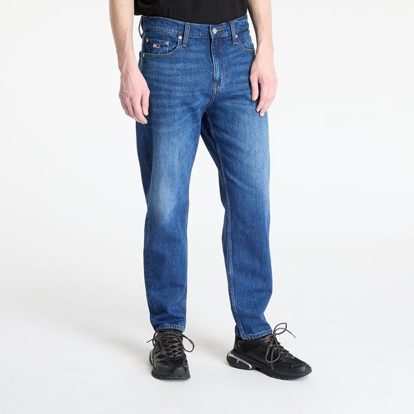 Tommy Hilfiger Hlače Tommy Jeans Isaac Relaxed Tapered Jeans Denim Dark W29/L32
