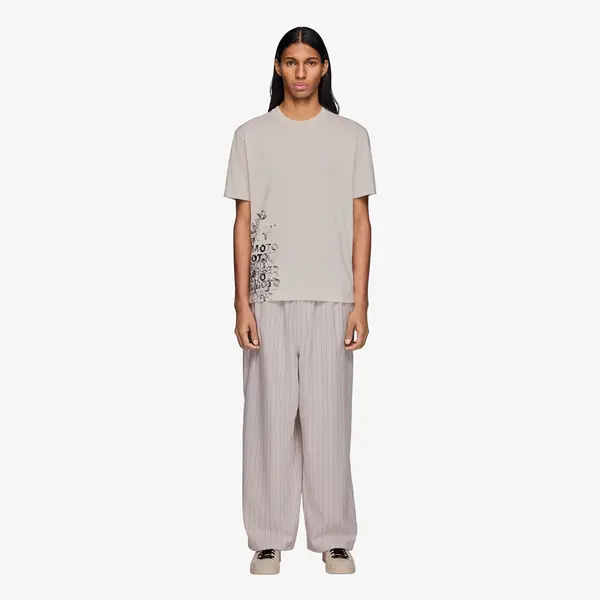 Y-3 Hlače Y-3 Sport Uniform Pinstripe Track Trousers Chalk Pearl L