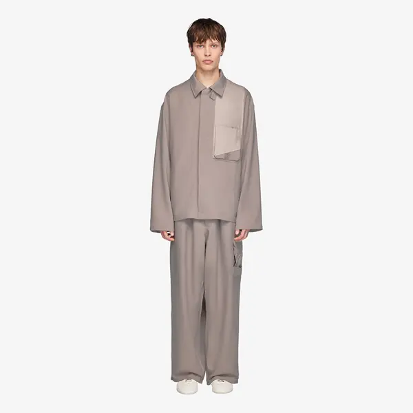 Y-3 Hlače Y-3 Sport Uniform Straight Trousers Light Brown/ Black L