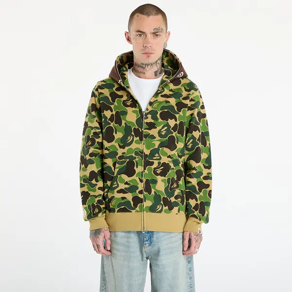 A BATHING APE Hoodica A BATHING APE Abc Camo 2Nd Ape Full Zip Hoodie UNISEX Green XL