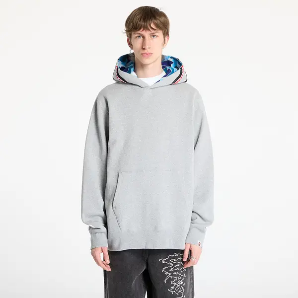 A BATHING APE Hoodica A BATHING APE Abc Camo Shark Pullover Hoodie UNISEX Gray S