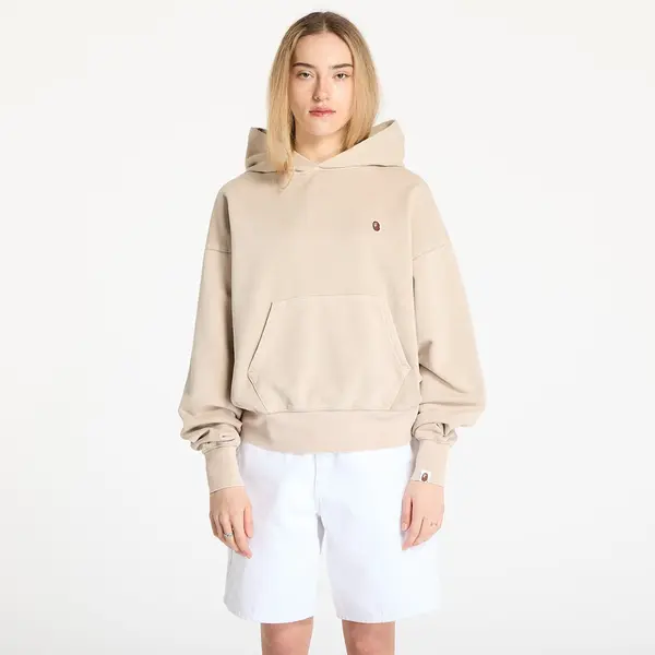 A BATHING APE Hoodica A BATHING APE Pigment Dyed One Point Oversized Pullover Hoodie Gray S