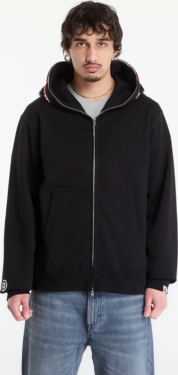 A BATHING APE Hoodica A BATHING APE Shark Full Zip Hoodie UNISEX Black S