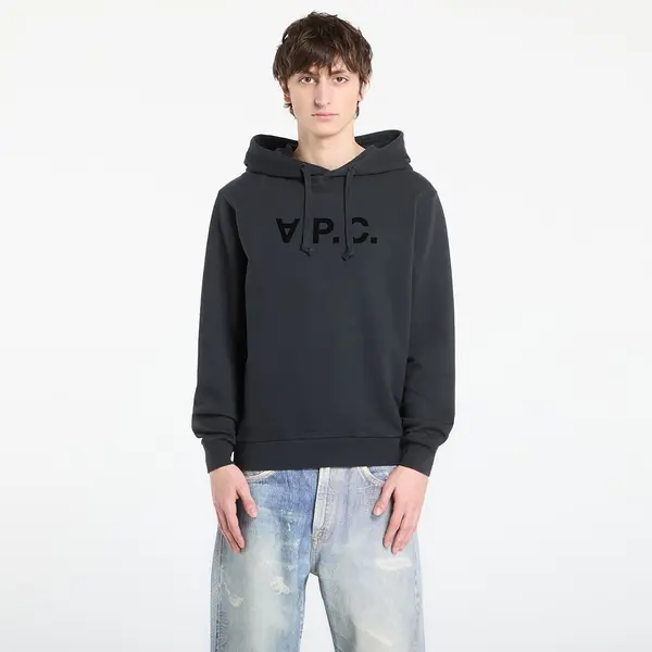A.P.C. Hoodica A.P.C. Standard Hoodie With Large Vpc UNISEX Faded Indigo/ Ecru L