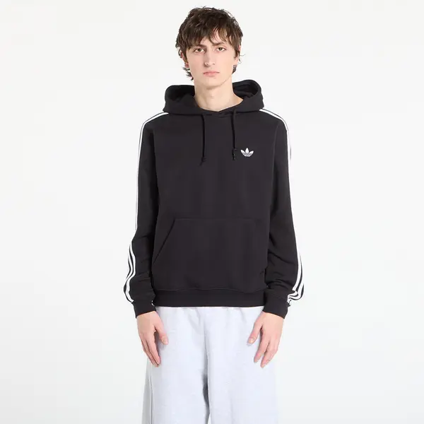 adidas Originals Hoodica adidas 3-Stripes Hoodie Black L