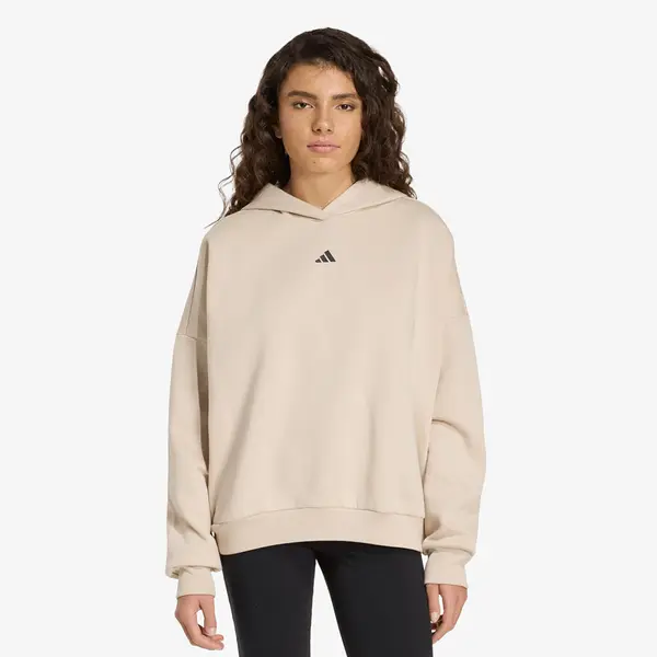 adidas Performance Hoodica adidas 3 Stripes Studio Hoodie Crystal Linen M