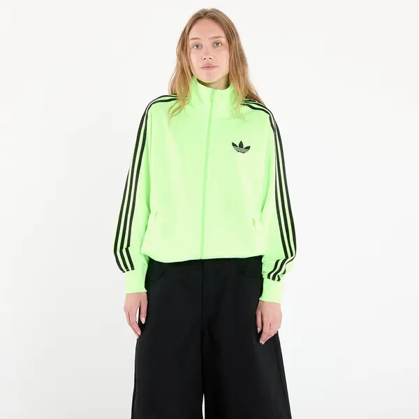 adidas Originals Hoodica adidas Adicolor Classic Firebird Loose Track Top Signal Green/ Black L