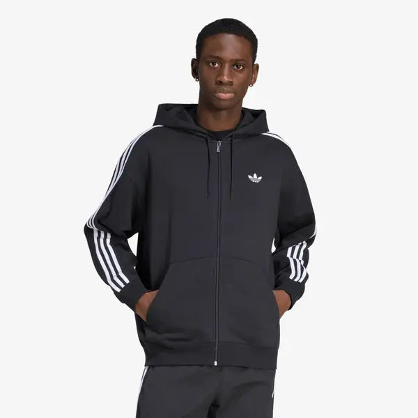 adidas Originals Hoodica adidas Adicolor Oversize Full-Zip Hoodie Black S
