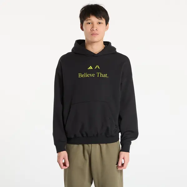 adidas Originals Hoodica adidas Anthony Edwards Believe That Hoodie Black/ Preloved Lime L