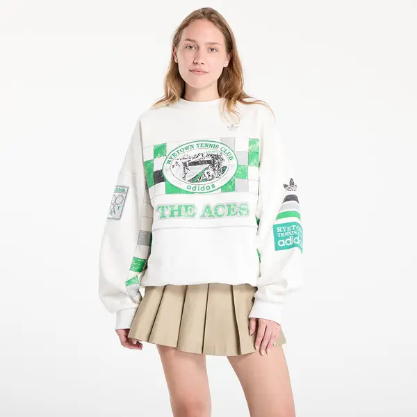adidas Originals Hoodica adidas Archive Court Sweatshirt Cloud White XL