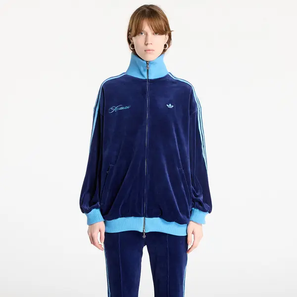 adidas Originals Hoodica adidas By Avavav Velour Track Top Dark Blue M