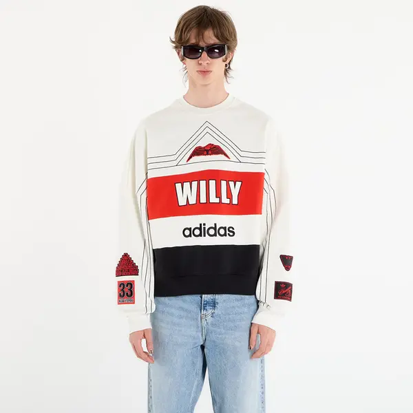adidas Originals Hoodica adidas Chavarria Ny Crewneck Sweatshirt Off White L