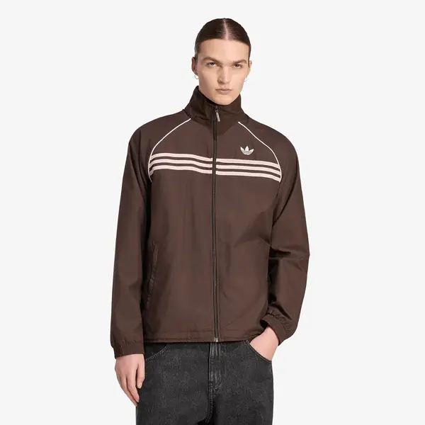 adidas Originals Hoodica adidas Chest Stripes Track Top Aurora Coffee M
