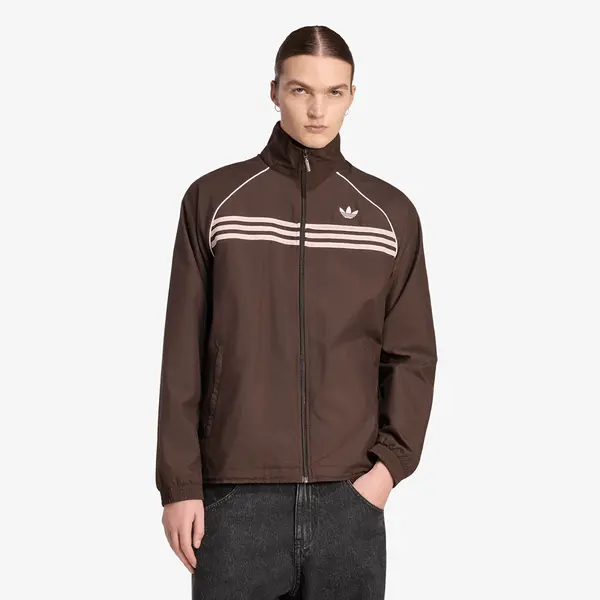 adidas Originals Hoodica adidas Chest Stripes Track Top Aurora Coffee XXL