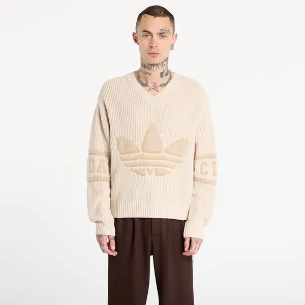 adidas Originals Hoodica adidas Clot Knit Sweatshirt Warm Sandstone L