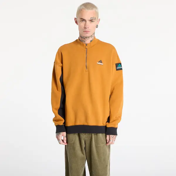 adidas Originals Hoodica adidas Equipment Blocked Half-Zip Craft Ochre L