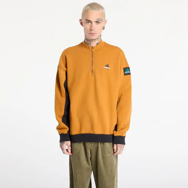 adidas Originals Hoodica adidas Equipment Blocked Half-Zip Craft Ochre S