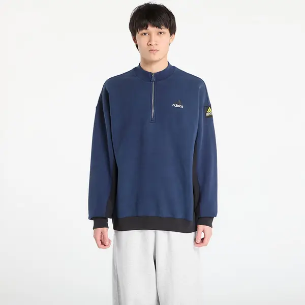 adidas Originals Hoodica adidas Equipment Blocked Half-Zip Night Indigo L
