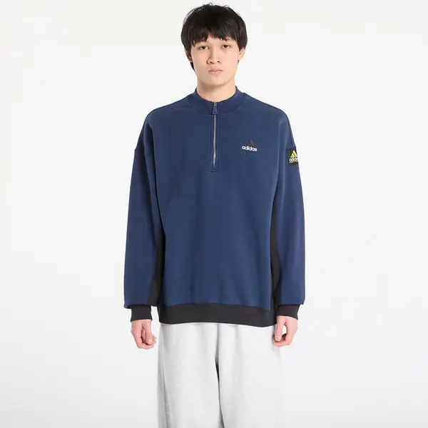 adidas Originals Hoodica adidas Equipment Blocked Half-Zip Night Indigo L