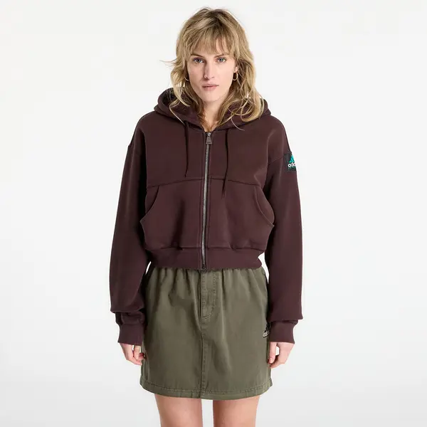 adidas Originals Hoodica adidas Equipment Cropped Hoodie Aurora Coffee S