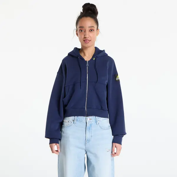 adidas Originals Hoodica adidas Equipment Cropped Hoodie Night Indigo M