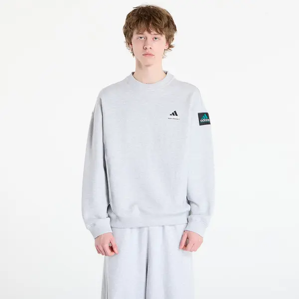 adidas Originals Hoodica adidas Equipment Rib Crewneck Sweatshirt Light Grey Heather XL