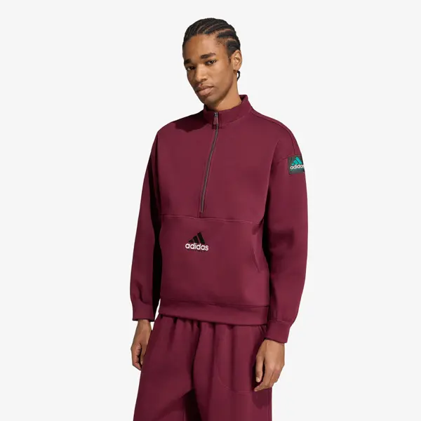adidas Originals Hoodica adidas Equipment Spacer Half-zip Maroon M