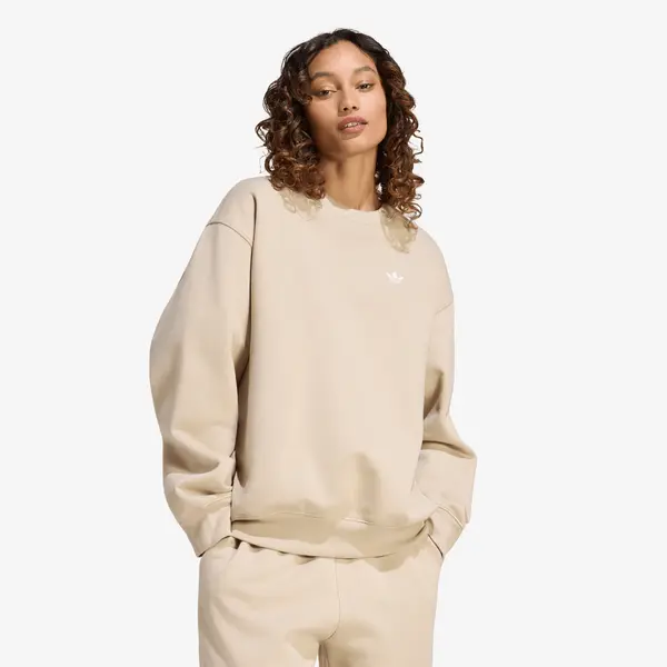 adidas Originals Hoodica adidas Ess Fl Crw Os Khaki Three XL