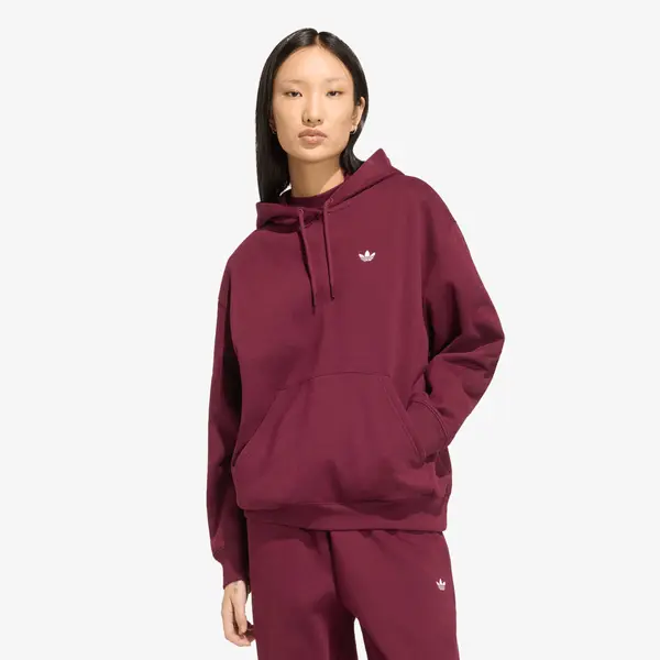 adidas Originals Hoodica adidas Essentials Oversized Fleece Hoodie Maroon L