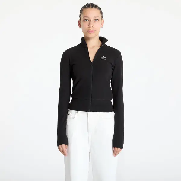 adidas Originals Hoodica adidas Essentials Rib Full Zip Tracktop Black/ Black L