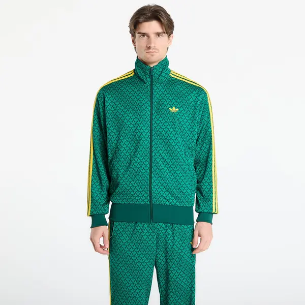 adidas Originals Hoodica adidas Firebird Loose Monogram Track Top Collegiate Green L