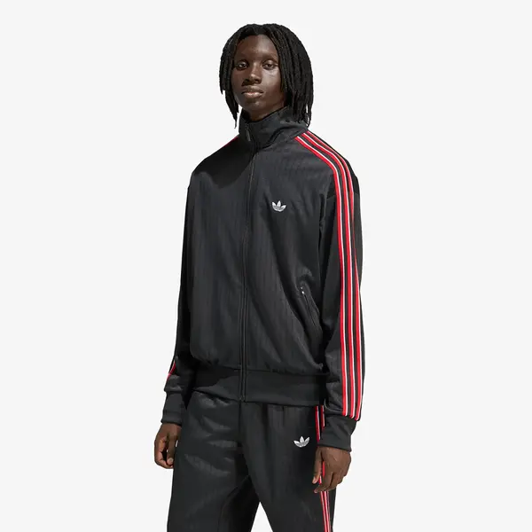 adidas Originals Hoodica adidas Firebird Loose Pinstripes Track Top Black M