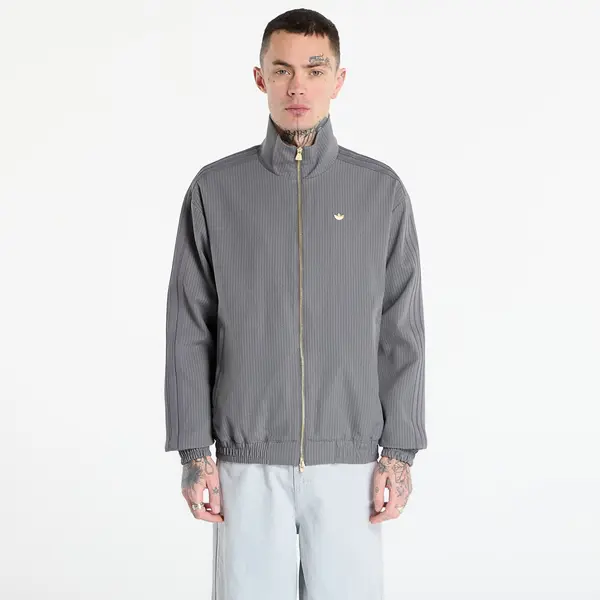 adidas Originals Hoodica adidas Firebird Loose Pinstripes Track Top Grey Four L