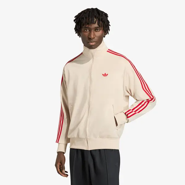 adidas Originals Hoodica adidas Firebird Track Top Crystal Linen/ Better Scarlet XL