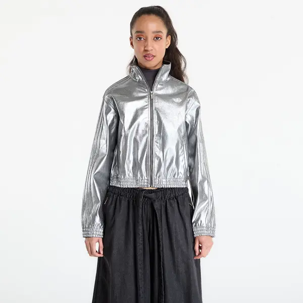 adidas Originals Hoodica adidas Firebird Track Top Denim Silver Met. S