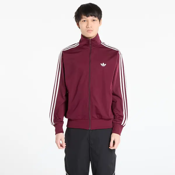 adidas Originals Hoodica adidas Firebird Track Top Maroon/ Off White XL