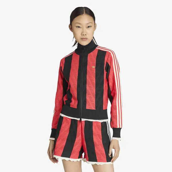 adidas Originals Hoodica adidas Firebird Tracktop Black/ Semi Lucid Red M